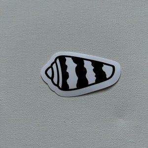 Hebrew cone shell sticker